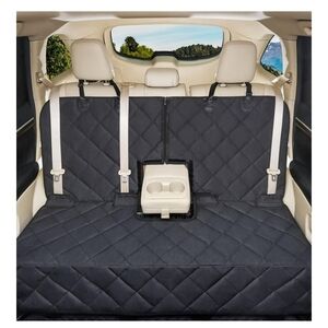 Black Quilted Car Seat Cover